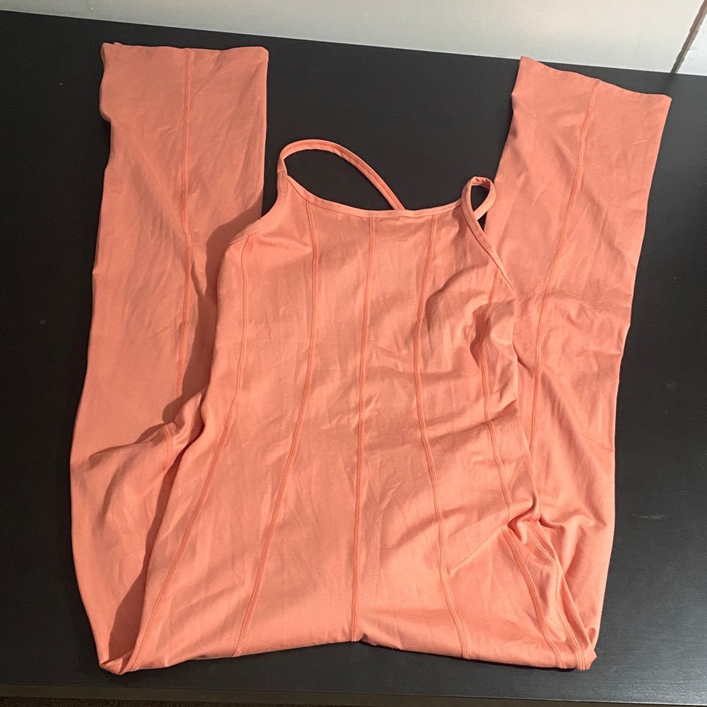 NWT Free People Movement Jumpsuit Crush Blush Size Medium